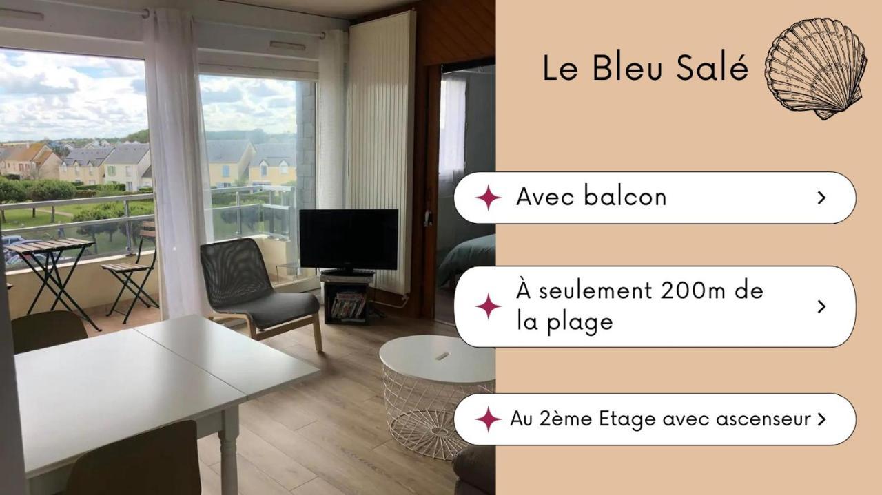 Bleu Sale - F2 Courseulles Avec Balcon Lejlighed Eksteriør billede